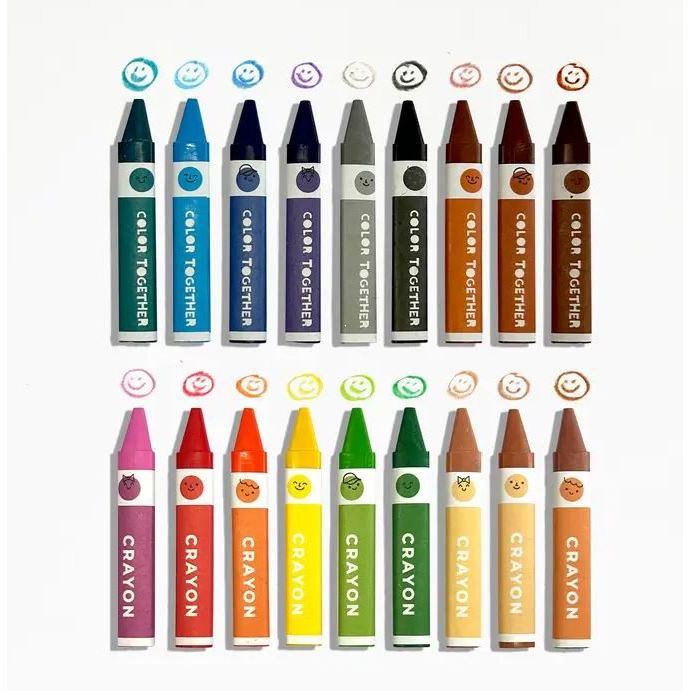 Ooly Color Together: Crayons (Set of 18) Crayons Ooly