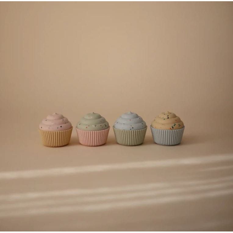 Mushie Mix and Match Cupcake Toy Bath Time Mushie