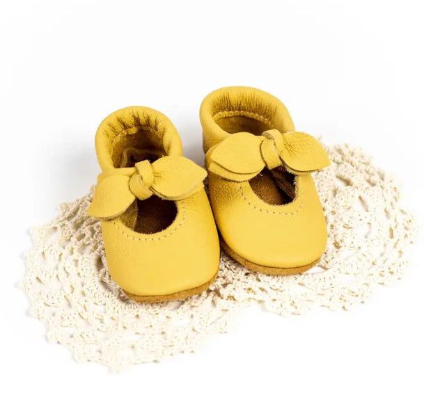 Starry Knight Daffodil Bella Janes Baby Moccasins Baby Shoes Starry Knight Designs