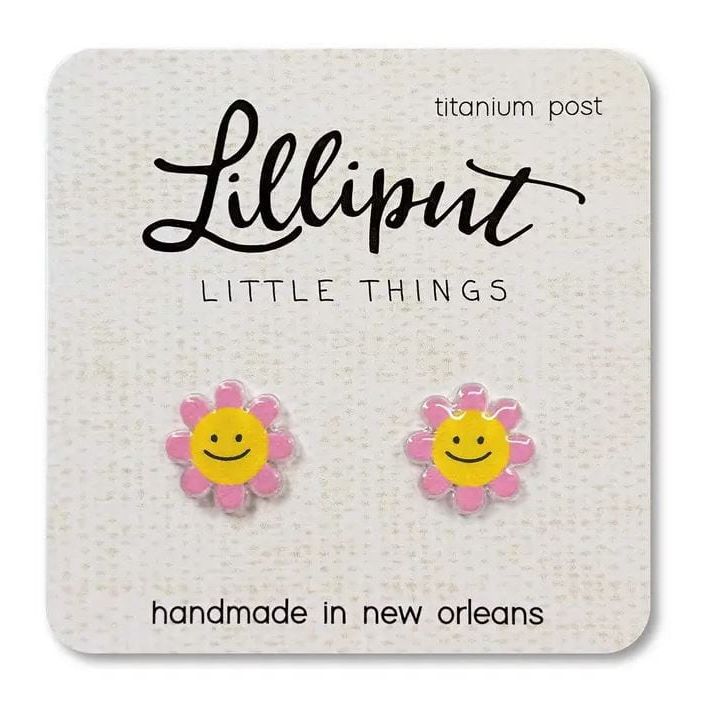 Lilliput Little Things Happy Daisy Earrings Apparel Accessories Lilliput Little Things