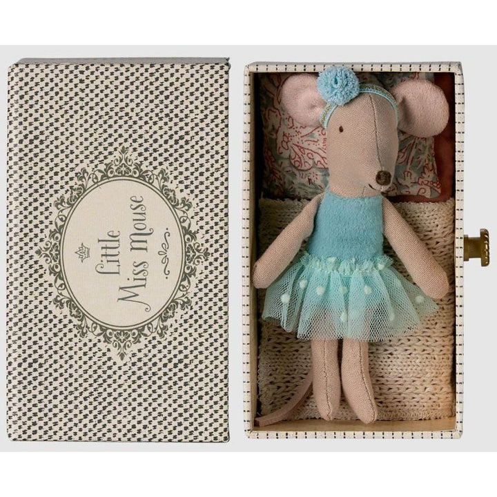 Maileg Dance mouse in daybed, Little sister Mice Maileg
