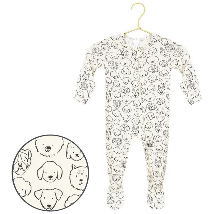 Lou Lou & Company Zippered Footie - Dane Footie Lou Lou & Company