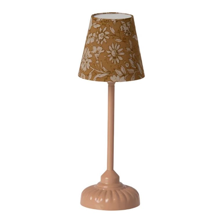 Maileg Vintage Floor Lamp Small- Dark Powder Dollhouses and Access. Maileg