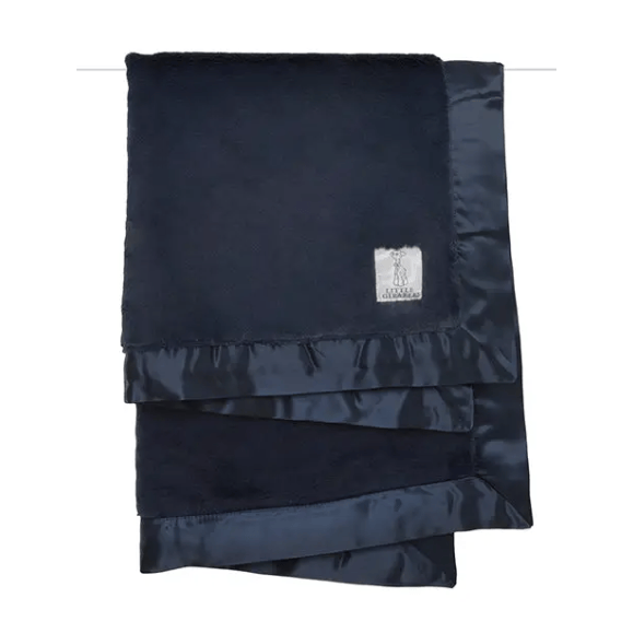 Little Giraffe - Luxe Baby Blanket 2025 Swaddles &amp; Blankets Little Giraffe Denim