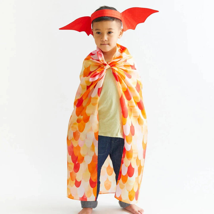 Sarah's Silks Red Dinosaur Playsilk Toddler And Pretend Play Sarah's Silks