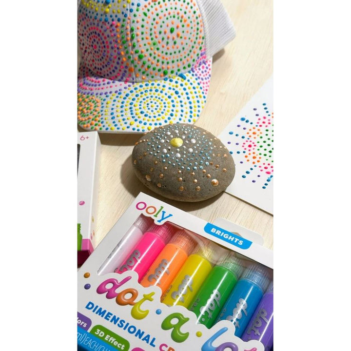 Ooly Dot-A-Lot: Dimensional Craft Paint - Bright