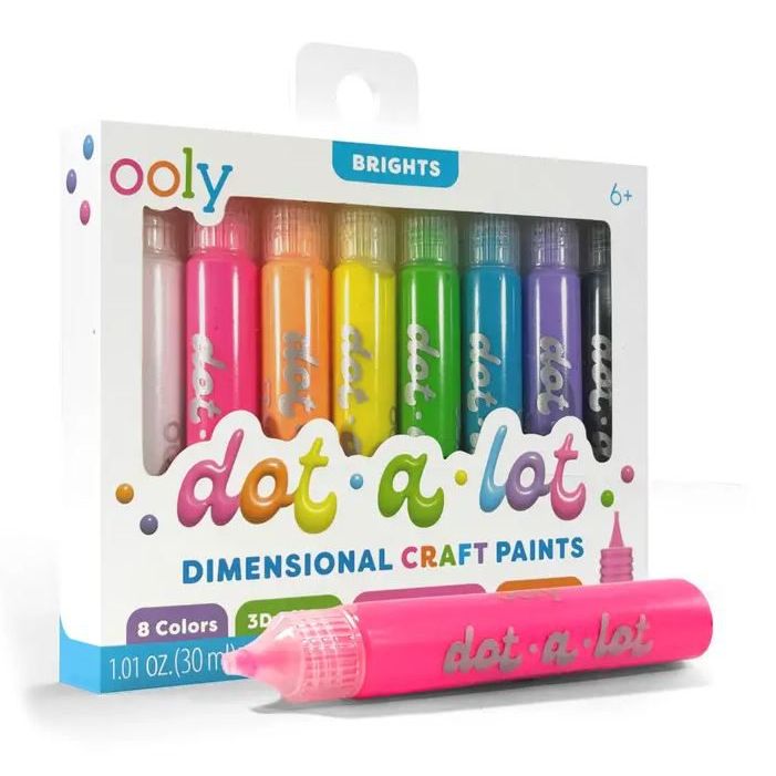 Ooly Dot-A-Lot: Dimensional Craft Paint - Bright