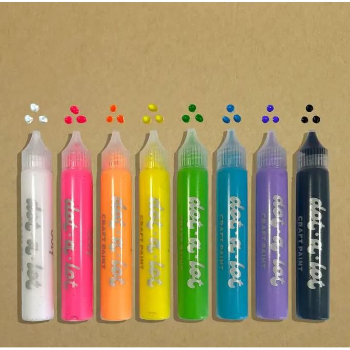 Ooly Dot-A-Lot: Dimensional Craft Paint - Bright