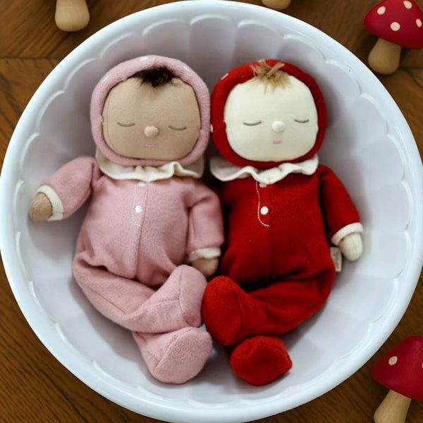 Olli Ella Dozy Dinkum Toadstool Pip - Pink Dolls Olliella