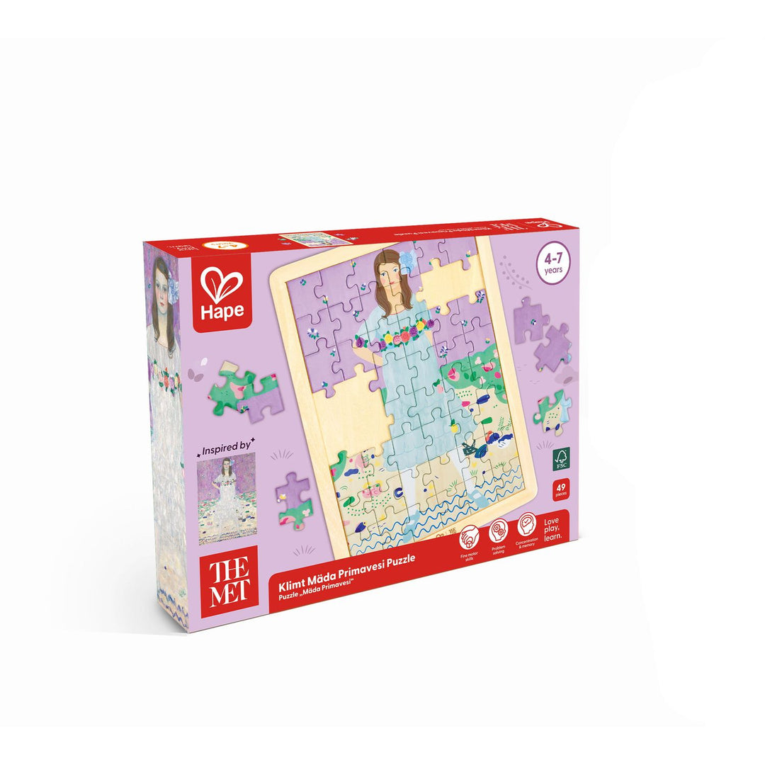 Hape - The Met Klimt Mäda Primavesi Puzzle Puzzles Hape