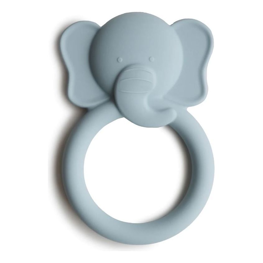 Mushie Elephant Teether Ring Pacifiers and Teething Mushie   