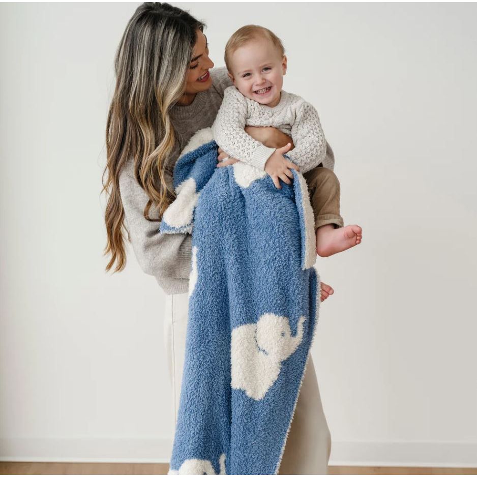Saranoni Bamboni Baby Blanket (30x40") - Luxuriously Soft Bamboo-Blend Receiving Blanket, Light Pink