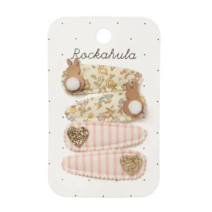Rockahula Petal Bunny Fabric Clip Set Hair clip Rockahula