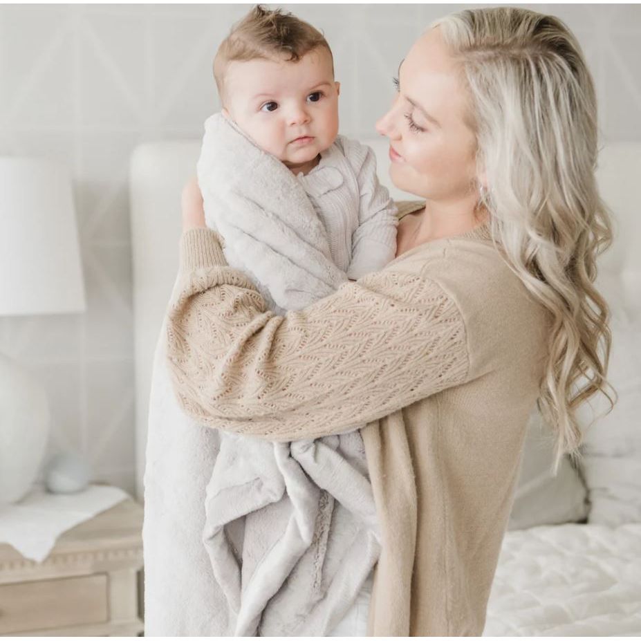 Saranoni Lush Receiving Blankets Swaddles & Blankets Saranoni Feather
