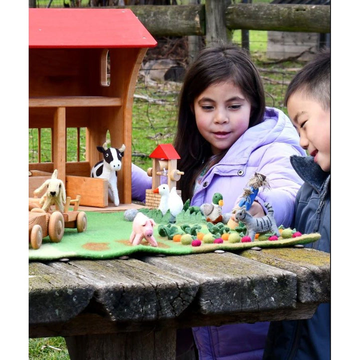 Tara Treasures Felt Farm Animals Toys Set - Set of 10 Toys Felt Toy Tara Treasures