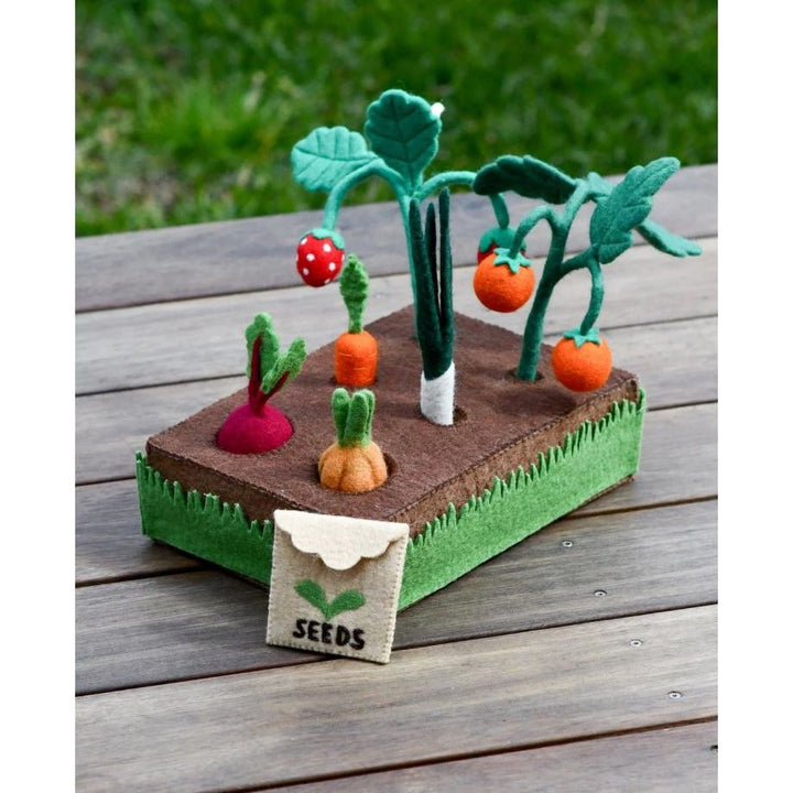 Tara Treasures Grow Your Own Garden - Felt Planter Box with Sprouts and Vegetables Felt Toy Tara Treasures