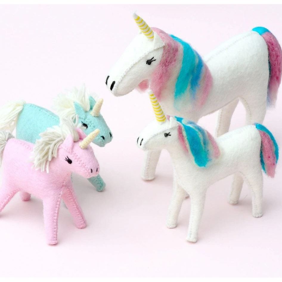 Tara Treasures Felt Unicorn Toy - Small Felt Toy Tara Treasures
