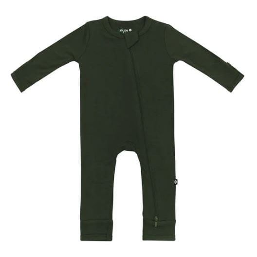 Kyte Baby Zippered Romper- Newborn Romper Kyte Baby NB Fir