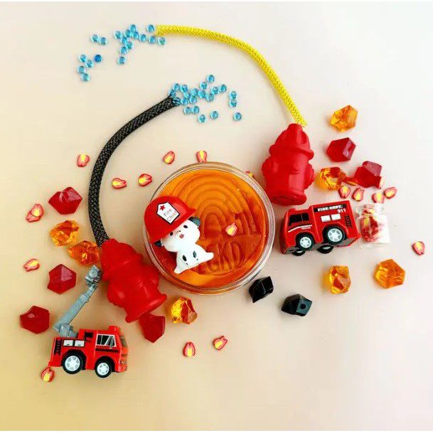 Earth Grown KidDough Play Kit- Fire Station