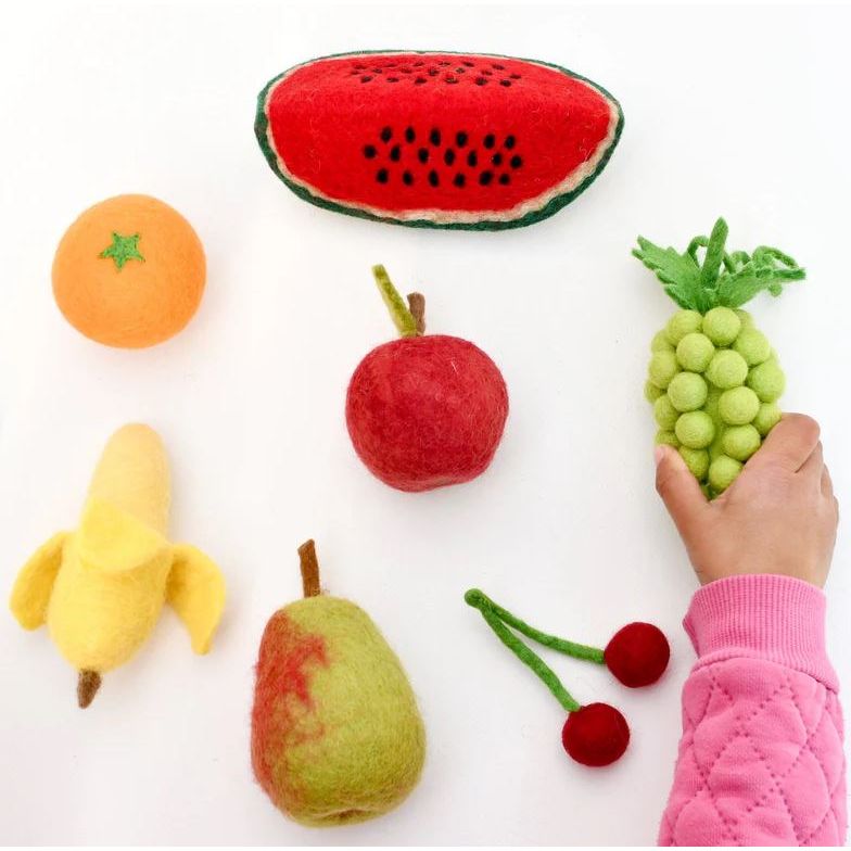 Tara Treasures Felt Food Groups Play Food - Fruits