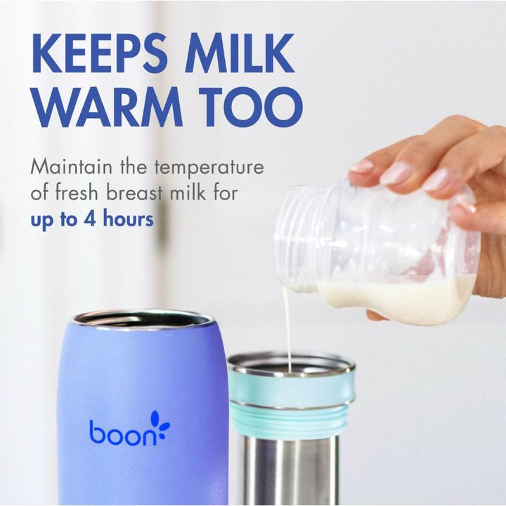 Boon Frosh Portable Breast Milk Chiller 24 oz - Blue
