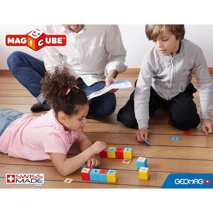 GeoMag Magicube Learning Set Word Building 55PCS