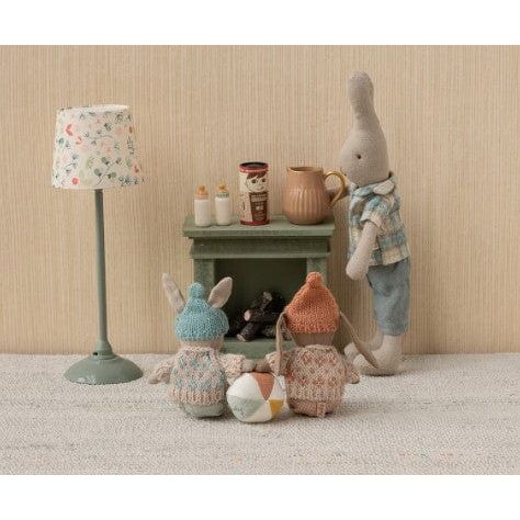 Maileg - Fireplace, Miniature Dusty green
