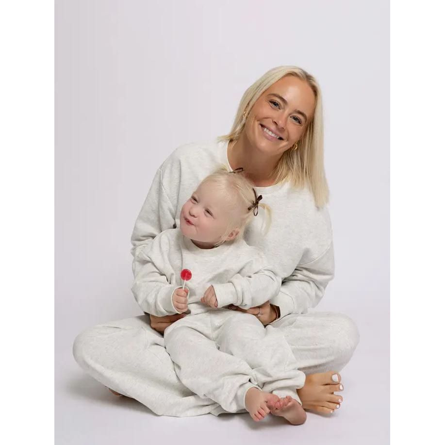 Forever French Child Sweat Set - Heather Grey Sweat Set Forever French Baby
