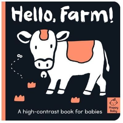 Hello Farm!: A high-contrast book for babies Books Ingram Books
