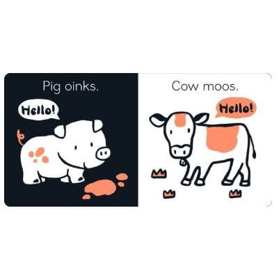 Hello Farm!: A high-contrast book for babies Books Ingram Books