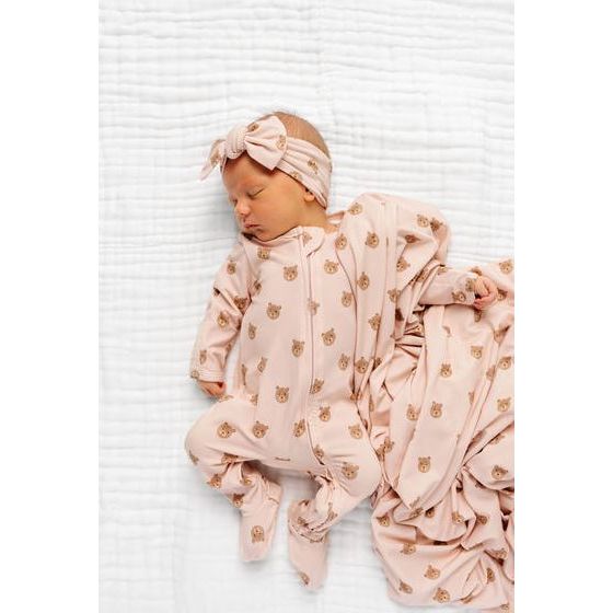 Lou Lou &amp; Company Zippered Footie - Honey
