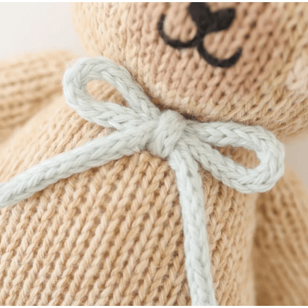 Cuddle + Kind Baby Honey Bear - Robin’s Egg Blue Baby Animal Collection Cuddle + Kind