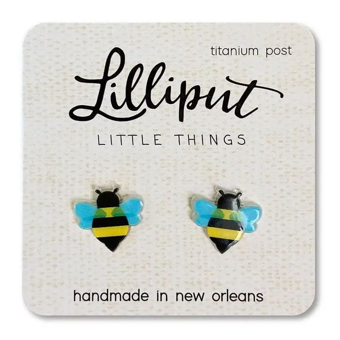 Lilliput Little Things Honey Bee Earrings Apparel Accessories Lilliput Little Things