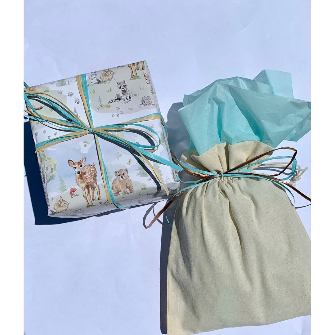 Reusable Gift bag, tissue & ribbon Gift Wrap The Natural Baby Company Reusable Gift bag, tissue &  BLUE Ribbon  