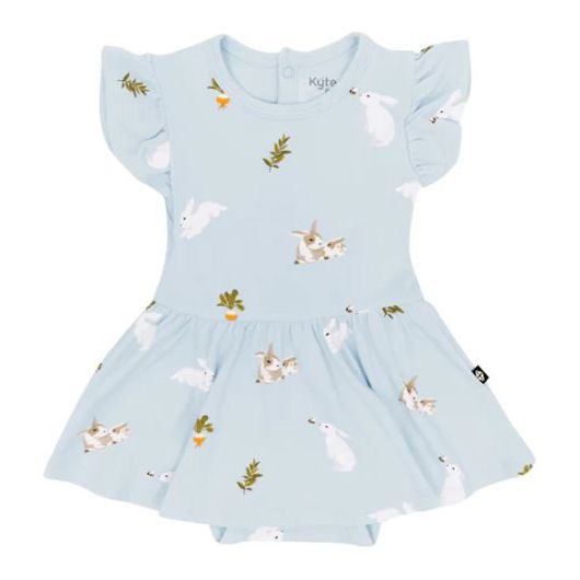 Kyte Twirl Bodysuit Dress Bodysuit Dress Kyte Baby