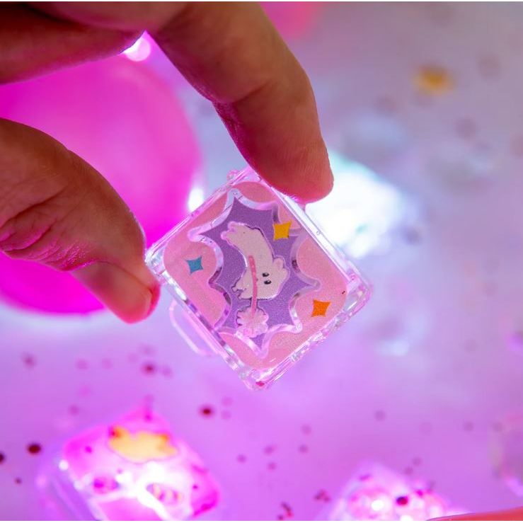 Glo Pals Princess Ida Light-Up Cubes 6-Pack Bath Time Glo Pals