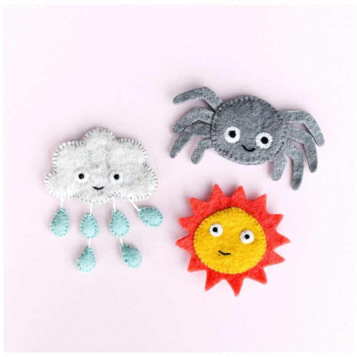 Tara Treasures Itsy Bitsy Spider (Incy Wincy Spider), Finger Puppet Set Finger Puppet Tara Treasures