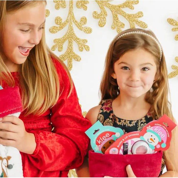 Klee Naturals Crystal Glow - Holiday Blush and Lip Shimmer Set