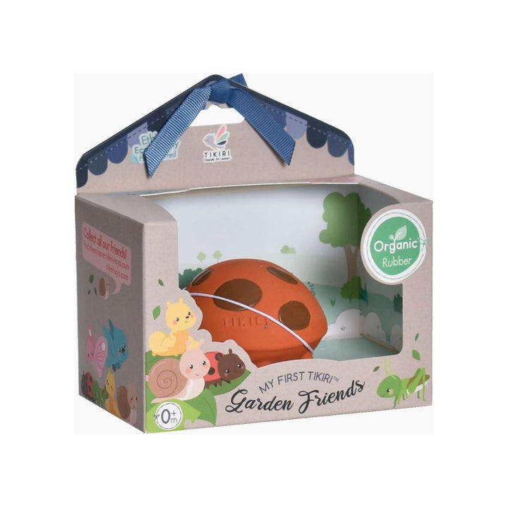 Tikiri Ladybug Teether, Rattle & Bath Toy Pacifiers and Teething Tikiri
