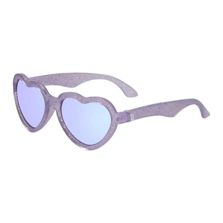 Babiators Lavender Shimmer Hearts with Mirrored Lens Sunglasses Babiators