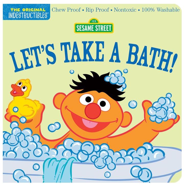 Indestructible Books- Sesame Street: Let's Take a Bath! Books Indestructibles Books