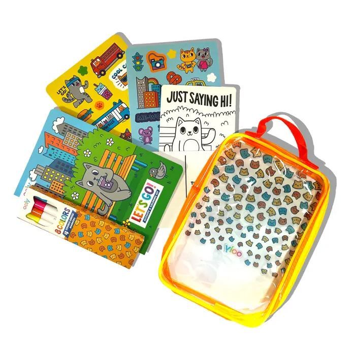 Ooly Let's Go!: Activity & Coloring Kit - Kitty in the City Activity Pack Ooly