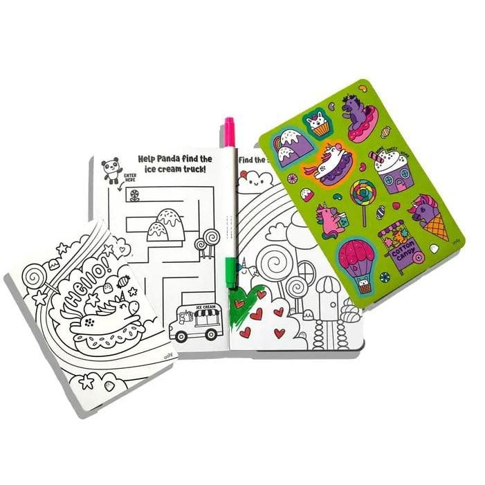 Ooly Let's Go!: Activity & Coloring Kit - Robo Dinos Activity Pack Ooly