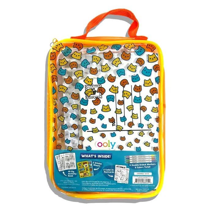 Ooly Let's Go!: Activity & Coloring Kit - Kitty in the City Activity Pack Ooly