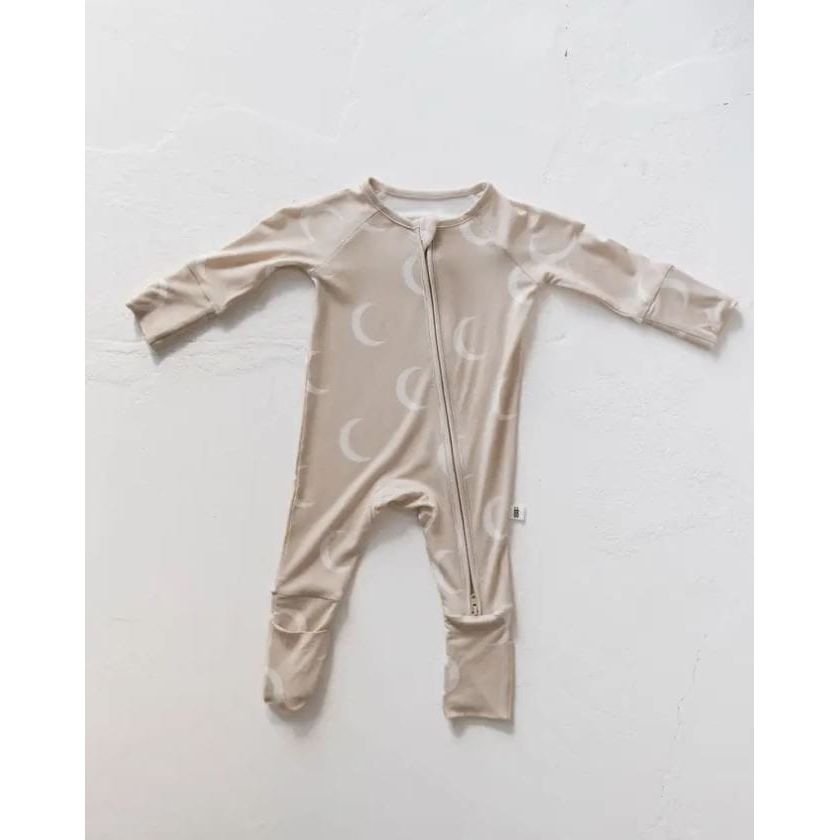 Forever French Bamboo Zip Pajamas - Luna Romper Forever French Baby