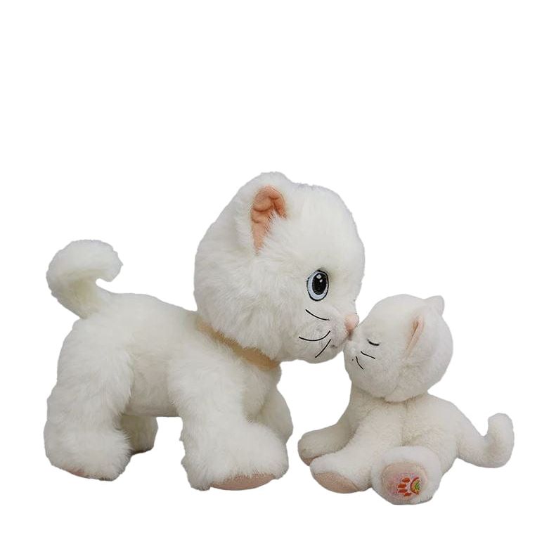 Olli Ella Dinkum Cat Lux - White Dolls & Plush Toys Olliella