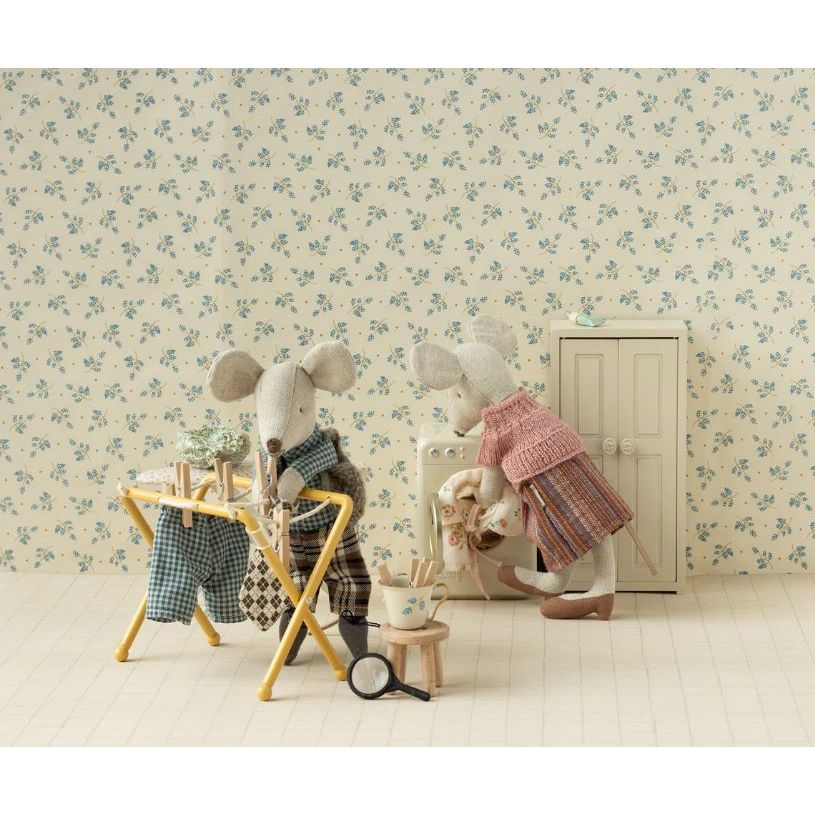 Maileg Wooden Closet, Mouse - Cream