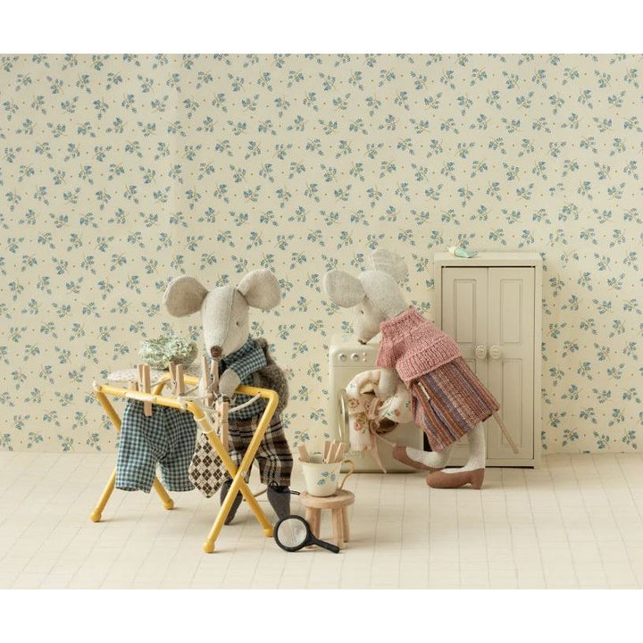 Maileg Wooden Closet, Mouse - Cream