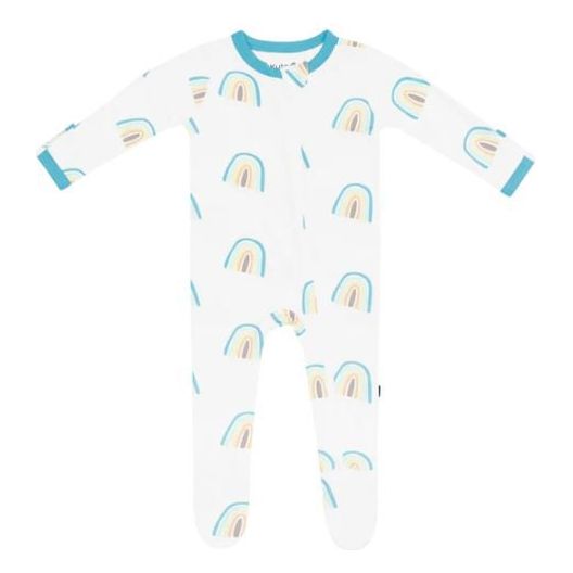 Kyte Baby Zippered Footie Prints Footie Kyte Baby Preemie Makai Rainbow