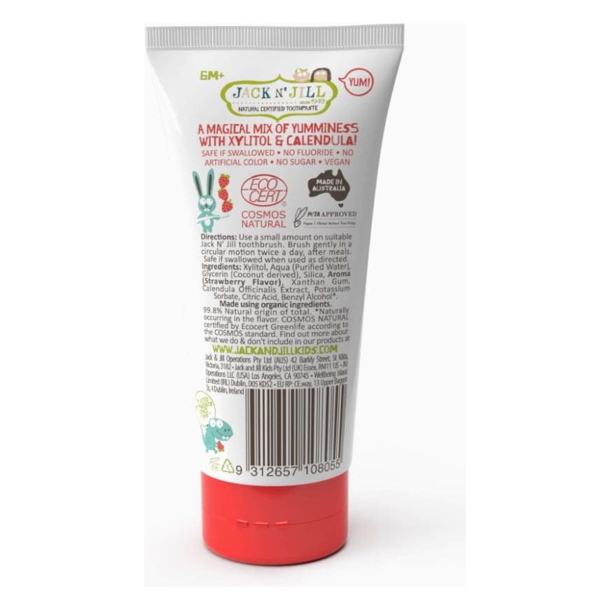Jack N' Jill Natural Mega Berry Toothpaste Strawberry Natural Toiletries Jack N' Jill